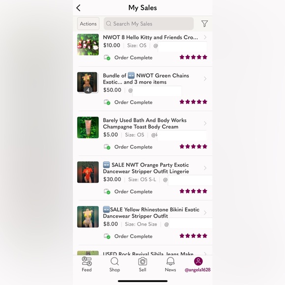 SALE NEW Dark Pink Rhinestone Bikini Exotic Dancewear Stripper Outfit  Nightwear - Picture 7 of 10